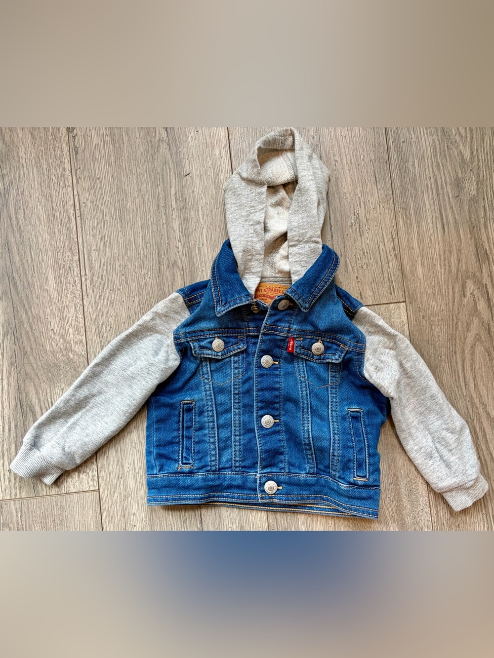 Hooded Denim Jacket